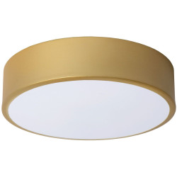 LED-kattovalaisin Lucide Unar Ø20cm, himmennettävä, 2700K, mattakulta