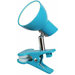 LED-klipsivalaisin Rabalux Noah, Ø7cm, 5W 360lm 3000K, sininen
