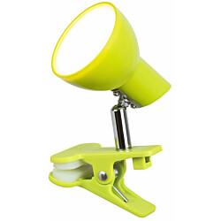 LED-klipsivalaisin Rabalux Noah, Ø7cm, 5W 360lm 3000K, vihreä