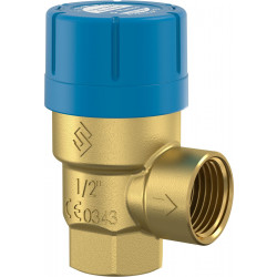 Varoventtiili Flamco Prescor B, käyttövedelle, 1/2" x 1/2", 6bar