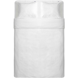 Pussilakanasetti Familon Tupla Percale, 230x220cm, valkoinen