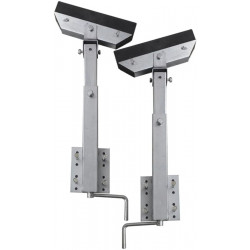 Venetrailerin tanko keulatukisarja, 2-osainen 63-88 cm