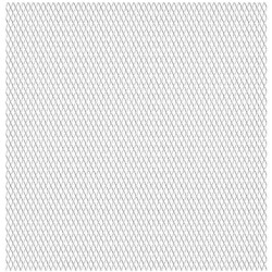 Puutarhan verkkoaita, ruostumaton teräs, 50x50cm, 30x17x2.5mm