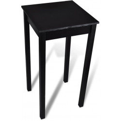Baaripöytä mdf musta 55x55x107 cm