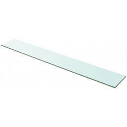 Hyllypaneeli kirkas lasi 100x15 cm