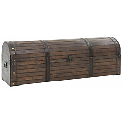 Säilytysarkku massiivipuu vintagetyyli 120x30x40 cm