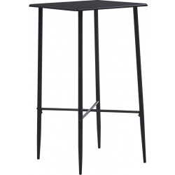 Baaripöytä musta 60x60x111 cm mdf