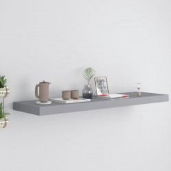 Kelluva seinähylly harmaa 90x23,5x3,8 cm mdf