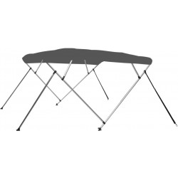 4-kaarinen bimini-kate, antrasiitti 243x210x137 cm