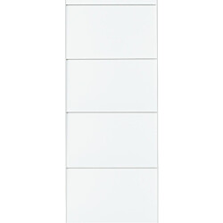 Säädettävä liukuovi FlexiSlide 1 LUNA, 102 cm, White Oak