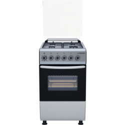 Kaasuliesi Schlosser FS5406GAZM sähköuunilla 50 cm teräs