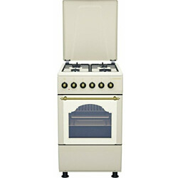 Kaasuliesi Schlosser FS5406MAZCR sähköuunilla, 50cm, beige