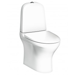 WC-istuin Gustavsberg Estetic 8300 piilo S/P-lukko, Hygienic Flush, C+, mattavalkoinen