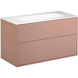 Allaskaappi altaalla Gustavsberg Artic, 1000x465 mm, 1 hanareikä, persikka