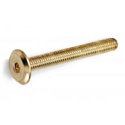 Kalusteruuvi Habo 521, M6x60mm, messinki