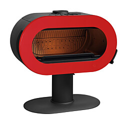 Valurautatakka Invicta Fifty, 10 kW, 180 kg, punainen