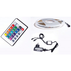 LED-valonauha Heat, RGB, 4.8W, IP44/IP65, 3m + kaukosäädin
