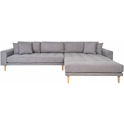 Divaanisohva House Nordic Lido, 3-istuttava, oikea, vaaleanharmaa