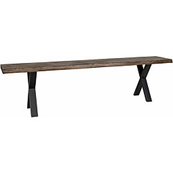 Penkki House Nordic Toulon, 180cm, tummanruskea tammi/musta teräs