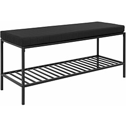 Eteispenkki House Nordic Vita, 100cm, pehmusteella, musta