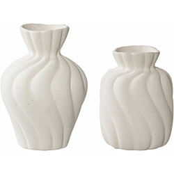 Maljakko House Nordic Vase, 2kpl, keramiikka, valkoinen