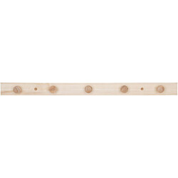 Seinänaulakko House Nordic Abano, 70cm, 5 koukkua, beige