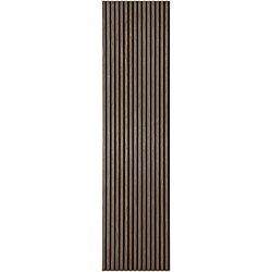 Akustiikkalevy House Nordic, 2400x600x22mm, rimapaneeli, tummanruskea