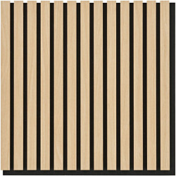 Akustiikkalevy House Nordic, 520x520x22mm, rimapaneeli, vaaleanruskea