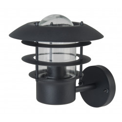 Seinävalaisin Heat Jammy, ylös 265x245mm, IP44, musta
