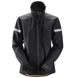 Naisten softshell-takki 1207, musta, koko L