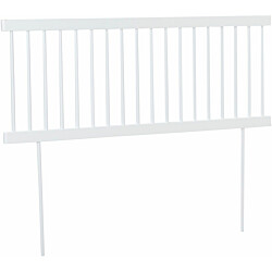 Sängynpääty Huoku Joona, säädettävä korkeus, 180cm, valkoinen