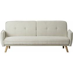 Vuodesohva Huoku Nina, 3-istuttava, beige