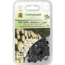 Moottorisahan ketju Grimsholm 18" 66dl 3/8" 1.6mm Premium Cut Pro
