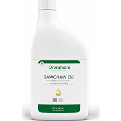 Moottorisahan ketjuöljy Grimsholm Premium Mineraali 1l