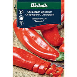 Chilipaprika Weibulls Anaheim siemenet