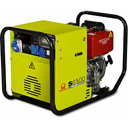 Generaattori Pramac S6500 SYEDI 1-vaiheinen Diesel