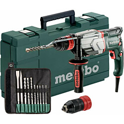 Poravasara Metabo UHE 2660-2 Quick Set SDS-plus sisältää pora-/meisselisarjan (10 osaa)