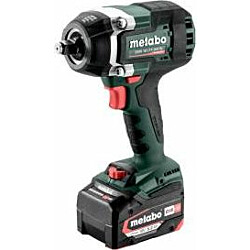 Akkumutterinväännin Metabo SSW 18 LTX 800 BL 1/2" sisältää 2x5.2Ah akut ja laturin
