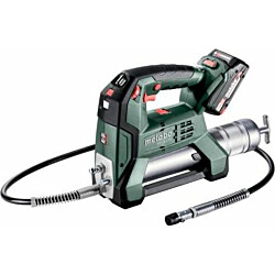 Rasvaruisku Metabo FP 18 LTX sisältää 2x2Ah akut ja laturin