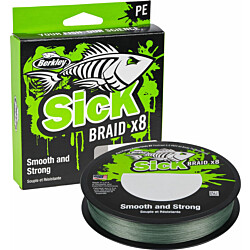 Siima Berkley Sick Braid Mossgreen 0.19mm 150m