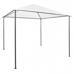 Huvimaja 3x3x2,7 m valkoinen 180 g/m²