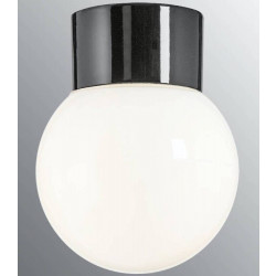 Kattovalaisin Ifö Electric Classic Glob, Ø150mm, opaalilasi, musta, suora, IP54