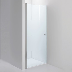 Suihkuovi INR LINC 2 Original, 97.5cm, osittain huurrettu lasi, alumiiniprofiili