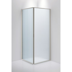 Suihkunurkka INR Edge 12, 900x900 mm, Sway-lasi, harjattu alumiiniprofiili