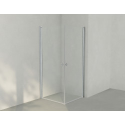 Suihkunurkka INR LINC Angel, 80x80cm, kirkas lasi, harjattu profiili