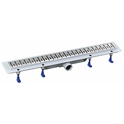 Lineaarinen suihkukaivo Interia Klaver, 910x122x65 mm, teräs