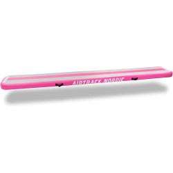 Puomiharjoituspatja Airtrack Nordic AirBeam, 3m, pinkki