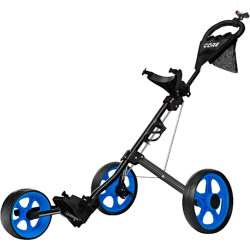 Golfkärry Core Golf Trolley, musta/sininen