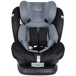 Turvaistuin Kikid Premium 40-150cm i-Size 360 ISOFIX R129, musta-harmaa