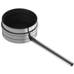 Hormisaneerausputken pohja Jeremias, Ø 160mm, kondenssinpoistolla